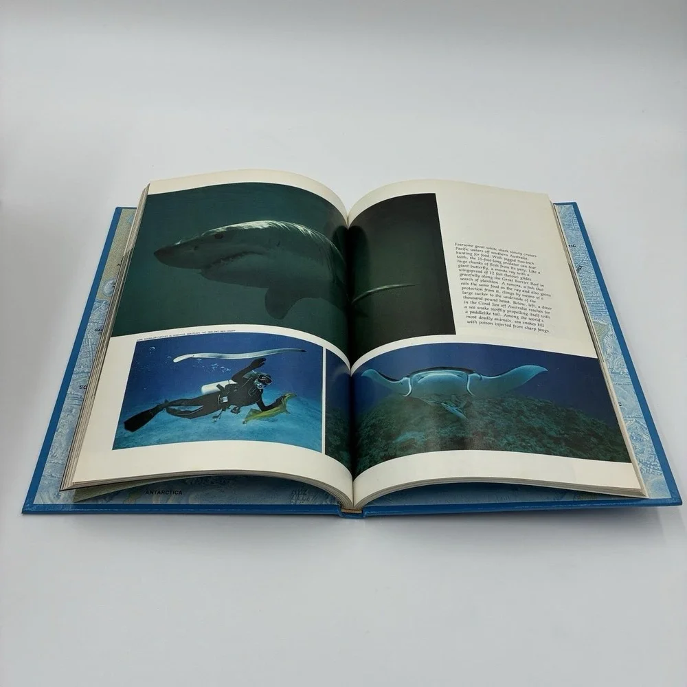 Vintage Book The Ocean Realm 1978 National Geographic Society Hardcover Vintage